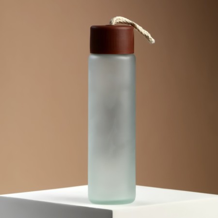 Water bottle "Love, laugh, live", glass, color mix, 350 ml-15
