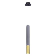 Suspension lamp ST LUCE. ST154.703.01. 1x5 W, GU10, 5.5x5.5x41 cm, color gray color