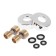 ACCOONA A6275 bath mixer, double -leaf, divertor in the case, with a shower set, chrome