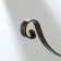 Bracket for kashpo kovaya, 28 cm, metal, bronze
