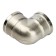 STOUT SFT-0014-000034, 3/4 ", internal/internal thread, nickelled brass