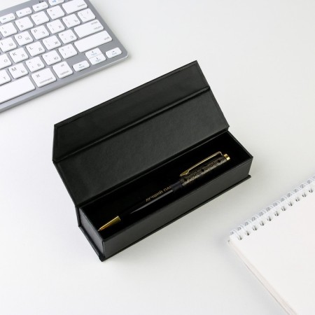 Pen in the case "Best Dad", Metal, 1.0 mm, Blue Paste-1
