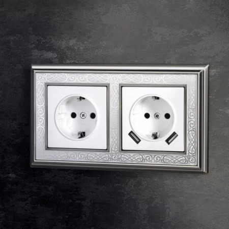 Grounding socket, shameless clamp wl01-10-01, white-2