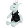 Soft toy "Dragon diesel in a vest", 25 cm, mint color