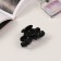 Hair crab "Florian" (set of 3 pcs) Flowers, 6.5 and 4 cm, black