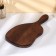 Defense board for serving with ADELICA handle, 34 × 17 × 2 cm, dark horn
