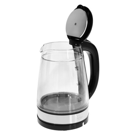 Electric kettle Goodhelper KPG-1800, plastic, glass flask, 1.8 l, 1500 watts, gray-black 1067812-5