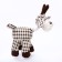 Soft toy for dogs "Funny Dvor", 27 x 8 cm, mix of flowers