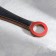 Wooden souvenir "kunai" red accent