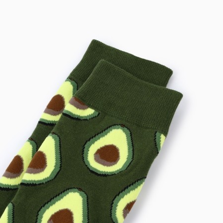 Women's socks "avocado", turquoise color, size 36-43-1