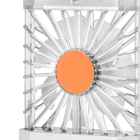 KITFORT KT-406-3 fan, 2.1 W, 1 mode, white-orange-3