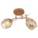 Oriana chandelier 2x60W E27 gold-brown 33x33x20cm.