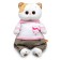 Soft toy "Li", in a hoodie with a heart and pants, 24 cm