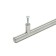 Hand -on Railing Cappio Frida, Stainless. steel, d = 12 mm, m/o 128 mm, matte nickel color