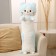 Soft toy "cat", 80 cm, blue color