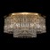 Ceiling light MayToni Dia005CL-06G, 6HE14, 60W, 45x45x25 cm, color gold