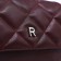 Richet bag on a magnet, outer pocket, long belt, burgundy color