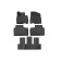3D mats in the cabin for Kia Carnival (IV) 2020-, Premium +, crosswan, 5 pcs.