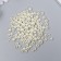 Beads for creativity plastic "Round. Cream" d = 3-8 mm, set 10 g
