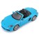 BBURAGO Porsche 718 BOXSTER, DIE-CAST, 1:24, Blue color, opening doors