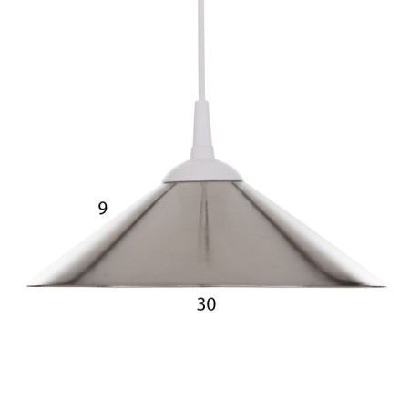 Lamp Bayerlux alan 1he27 white/silver 30x30x9cm-6