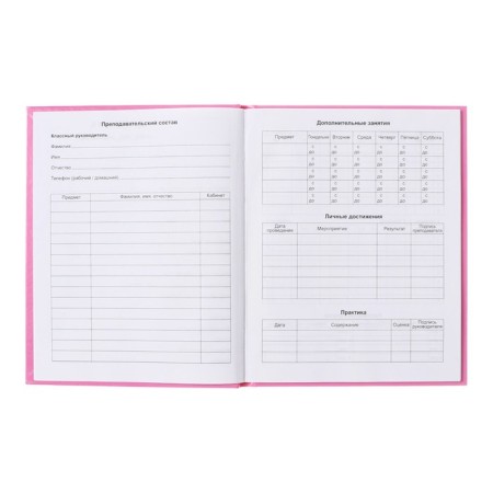 Diary 5-11 class Cat, 48 sheets, solid cover, glossy lamination, foil embossing, offset block-5