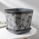 Pot with the pallet "Listopad", 5 l, the color is dark gray