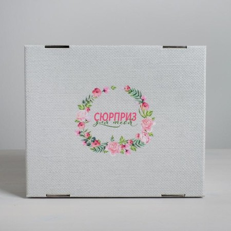 Gift folding box, packaging, Flower Garden, 31 x 25.5 x 16 cm-2