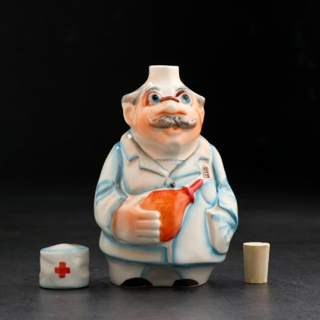 Porcelain Set: Dr. Snar, 0.5 l + 3 glasses-11