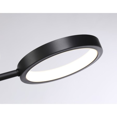 LED ceiling LED with a change of lamp and control panel Ambrella Light, Linetech, FL666223, G9, 29 W, 2175LUM, 3000-6400K, Black Black, White matte-7