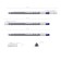 Gel pen Erichkrause G-Trio, node 0.5 mm, blue ink, letter line length 1000 meters