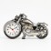 Clock - desktop an alarm clock "Retro motorcycle", discrete move, d -6.5 cm, 21 x 13 cm, aa