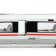 The train is "fast", inertia, light, doors open, mix color