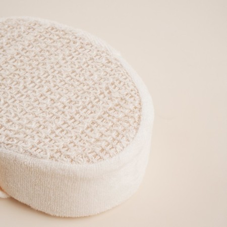 Warrous - massage sponge SL Home "Ortika", nettles, 15 × 10 × 5 cm, beige color-4