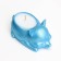 Cooping "Corgi" in the candlestick of gypsum, 8.5x13x7cm, blue