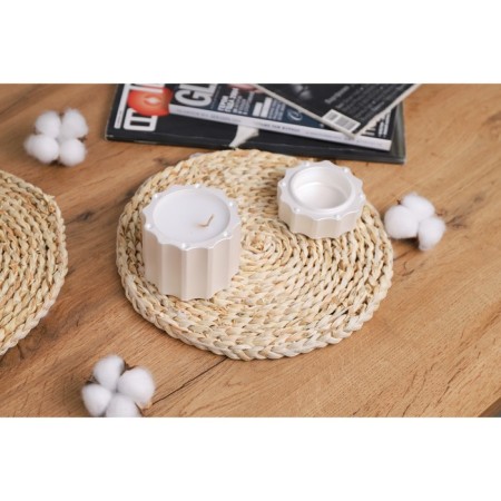 Serving napkin on the table "Kosichka", d = 25 cm, weaved-4