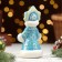 Souvenir "Snow Maiden", 14 cm, porcelain