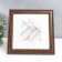Photo frame Plastic "Mira" 20x20 cm Wenge (plastic screen)