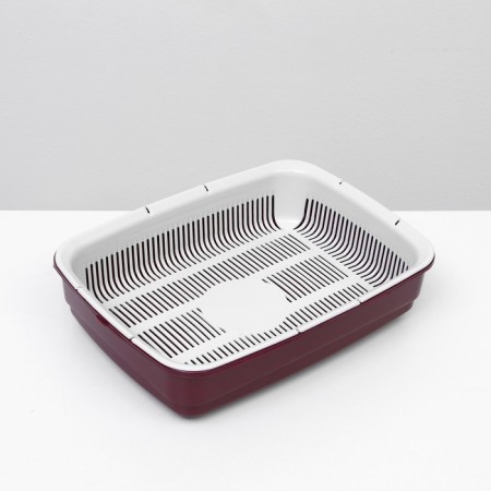 The tray is large with the Atlantis “Standard” net, 42 x 31 x 10 cm, red,-2