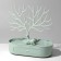 Stand for jewelry "Deer", oval stand, 26 × 25 cm, green color