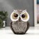 Souvenir Polystone "Owl with golden eyes" MIX 13x9.5x6.5 cm