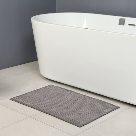 Savanna bath rug, polyester, 80 × 50 cm, gray color-5