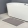 Savanna bath rug, polyester, 80 × 50 cm, gray color
