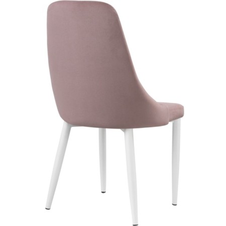 CHART STARAL CARA Kora Metal/Velur, White/Light violet 47x57x89 cm-3
