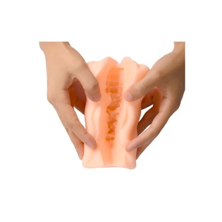 Realistic xise masturbator, vagina, tpr, bodily color, 16 cm-5