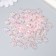 A set of beads for creativity plastic "Star. Pink mother of pearl" NR 20 g 1.1x1.1x0.4 cm