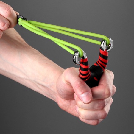 Ninja slingshot Metallic in a braid, mix-3