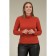 Women's turtleneck Eliseeva Olesya, size 52, Terracotta color