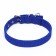 Two -layer collar with a swivel 55 x 2.5 cm, polyester, blue