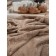 Texrepublic blanket, size 200x220 cm, brown color